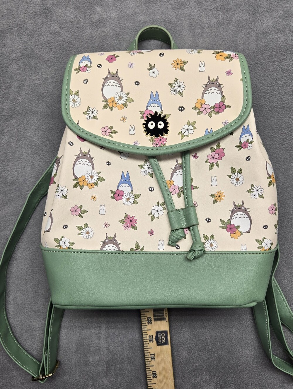 Studio Ghibli My Neighbor Totoro Floral Slouch Mini Backpack